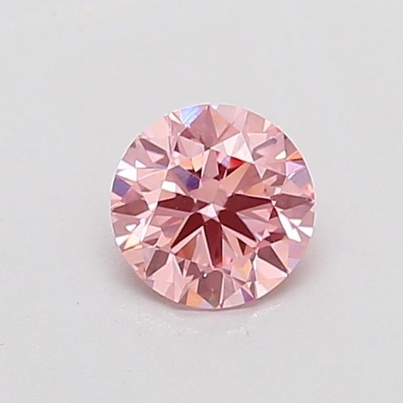 Loose Diamond - ROUND 0.41ct Fancy Vivid Pink VS1: Loose Diamond - ROUND 0.41ct Fancy Vivid Pink VS1 Source: This is a real non-mined Diamond that has been grown in a lab Shape: ROUND Carats: 0.41 Color: Fancy Vivid Pink Certification: NONE