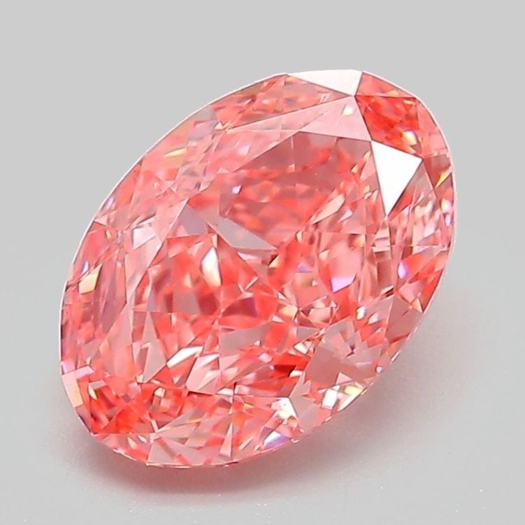 Loose Diamond - OVAL 2.08ct Fancy Vivid Pink VVS2: Loose Diamond - OVAL 2.08ct Fancy Vivid Pink VVS2 Source: This is a real non-mined Diamond that has been grown in a lab Shape: OVAL Carats: 2.08 Color: Fancy Vivid Pink Certification: IGI Video: