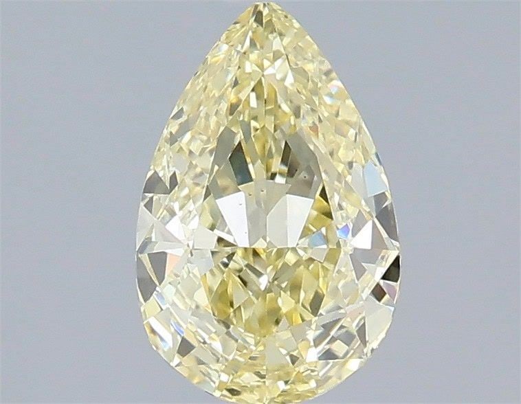 Loose Diamond - PEAR 1.06ct Fancy Yellow VS1: Loose Diamond - PEAR 1.06ct Fancy Yellow VS1 Source: This is a real non-mined Diamond that has been grown in a lab Shape: PEAR Carats: 1.06 Color: Fancy Yellow Certification: IGI Video: