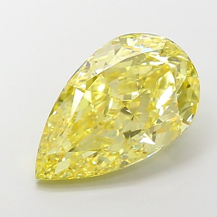 Loose Diamond - PEAR 8.04ct Fancy Intense Yellow VVS2: Loose Diamond - PEAR 8.04ct Fancy Intense Yellow VVS2 Source: This is a real non-mined Diamond that has been grown in a lab Shape: PEAR Carats: 8.04 Color: Fancy Intense Yellow Certification: IGI