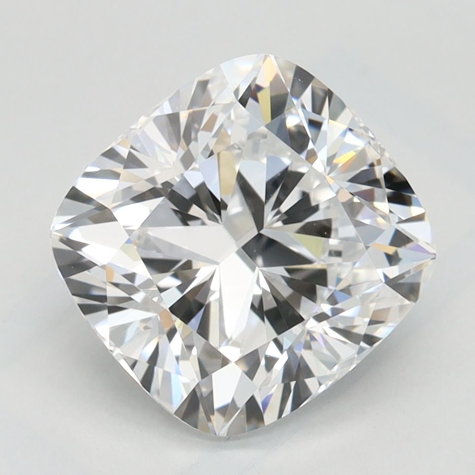Loose Diamond - CUSHION MODIFIED 2.53ct D IF: Loose Diamond - CUSHION MODIFIED 2.53ct D IF Source: This is a real non-mined Diamond that has been grown in a lab Shape: CUSHION MODIFIED Carats: 2.53 Color: D Clarity: IF Certification: IGI Video: