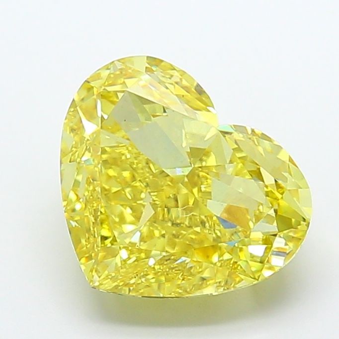 Loose Diamond - HEART 10.02ct Fancy Vivid Yellow VS1: Loose Diamond - HEART 10.02ct Fancy Vivid Yellow VS1 Source: This is a real non-mined Diamond that has been grown in a lab Shape: HEART Carats: 10.02 Color: Fancy Vivid Yellow Certification: IGI Video