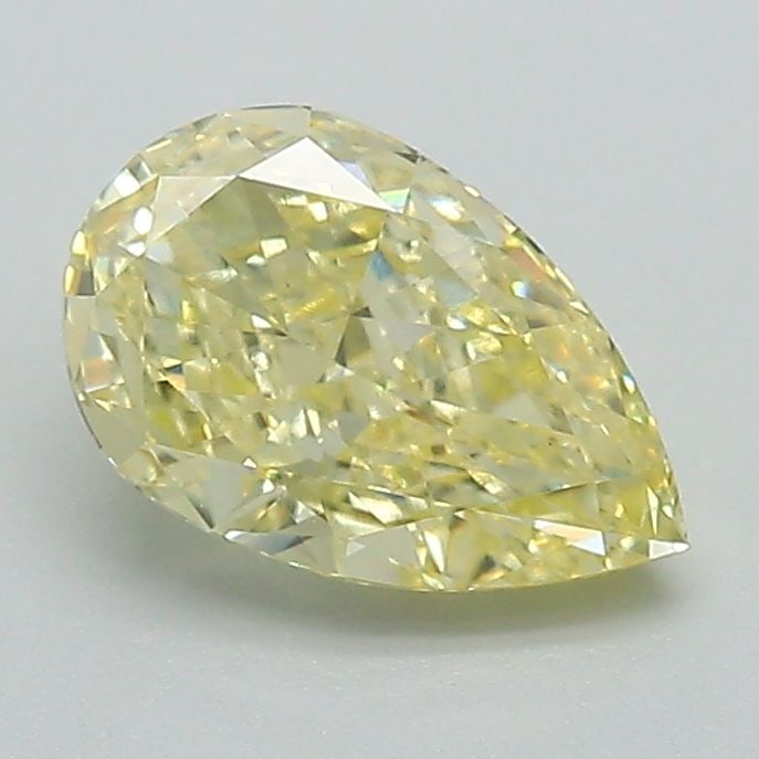 Loose Diamond - PEAR 1.24ct Fancy Intense Yellow VS1: Loose Diamond - PEAR 1.24ct Fancy Intense Yellow VS1 Source: This is a real non-mined Diamond that has been grown in a lab Shape: PEAR Carats: 1.24 Color: Fancy Intense Yellow Certification: IGI Video
