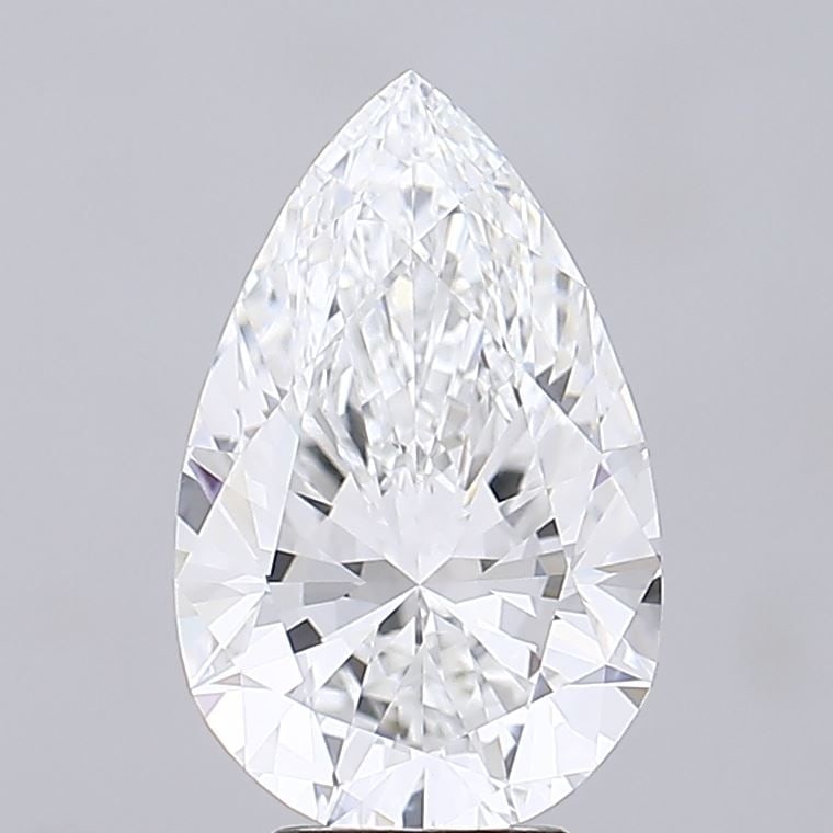 Loose Diamond - PEAR 5.53ct E VVS2: Loose Diamond - PEAR 5.53ct E VVS2 Source: This is a real non-mined Diamond that has been grown in a lab Shape: PEAR Carats: 5.53 Color: E Clarity: VVS2 Certification: IGI Video:
