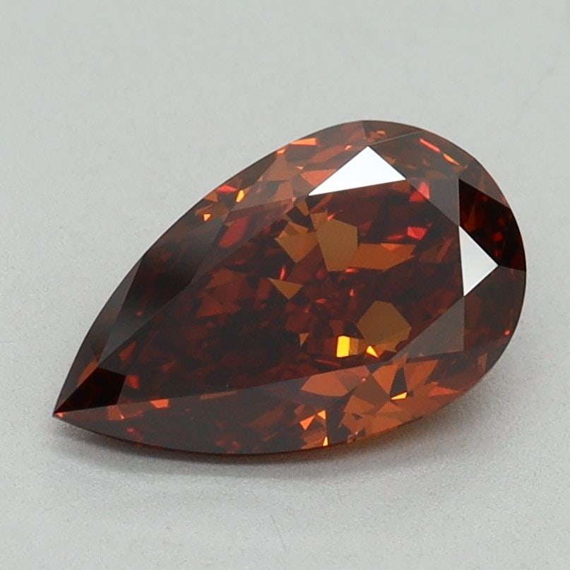 Loose Diamond - PEAR 1.32ct Fancy Vivid Orange VVS2 (1 of 1)