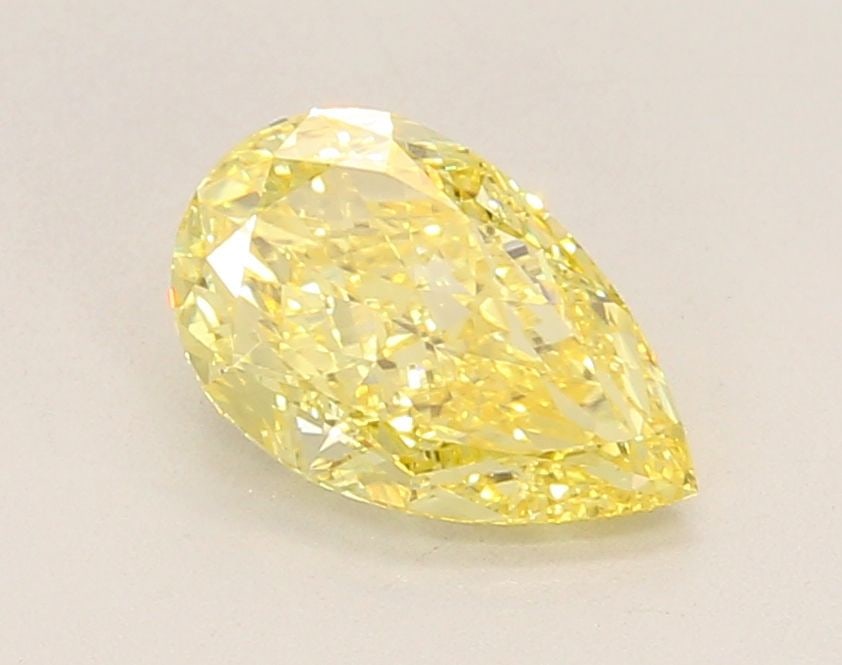 Loose Diamond - PEAR 1.37ct Fancy Intense Yellow VS1: Loose Diamond - PEAR 1.37ct Fancy Intense Yellow VS1 Source: This is a real non-mined Diamond that has been grown in a lab Shape: PEAR Carats: 1.37 Color: Fancy Intense Yellow Certification: IGI Video