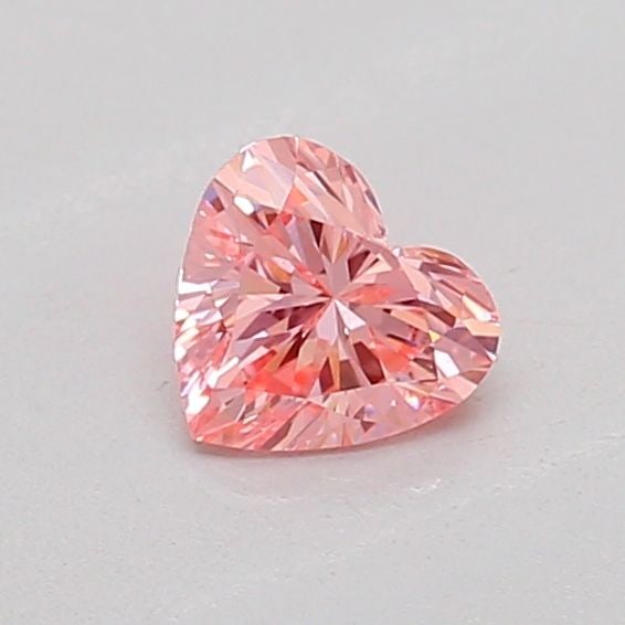 Loose Diamond - HEART 0.23ct Fancy Vivid Pink VS1: Loose Diamond - HEART 0.23ct Fancy Vivid Pink VS1 Source: This is a real non-mined Diamond that has been grown in a lab Shape: HEART Carats: 0.23 Color: Fancy Vivid Pink Certification: IGI Additional 