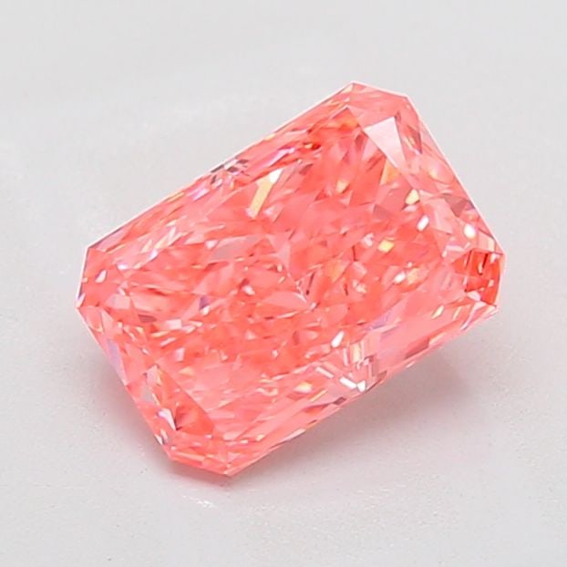 Loose Diamond - RADIANT 2.14ct Fancy Vivid Pink VVS2: Loose Diamond - RADIANT 2.14ct Fancy Vivid Pink VVS2 Source: This is a real non-mined Diamond that has been grown in a lab Shape: RADIANT Carats: 2.14 Color: Fancy Vivid Pink Certification: IGI Video: