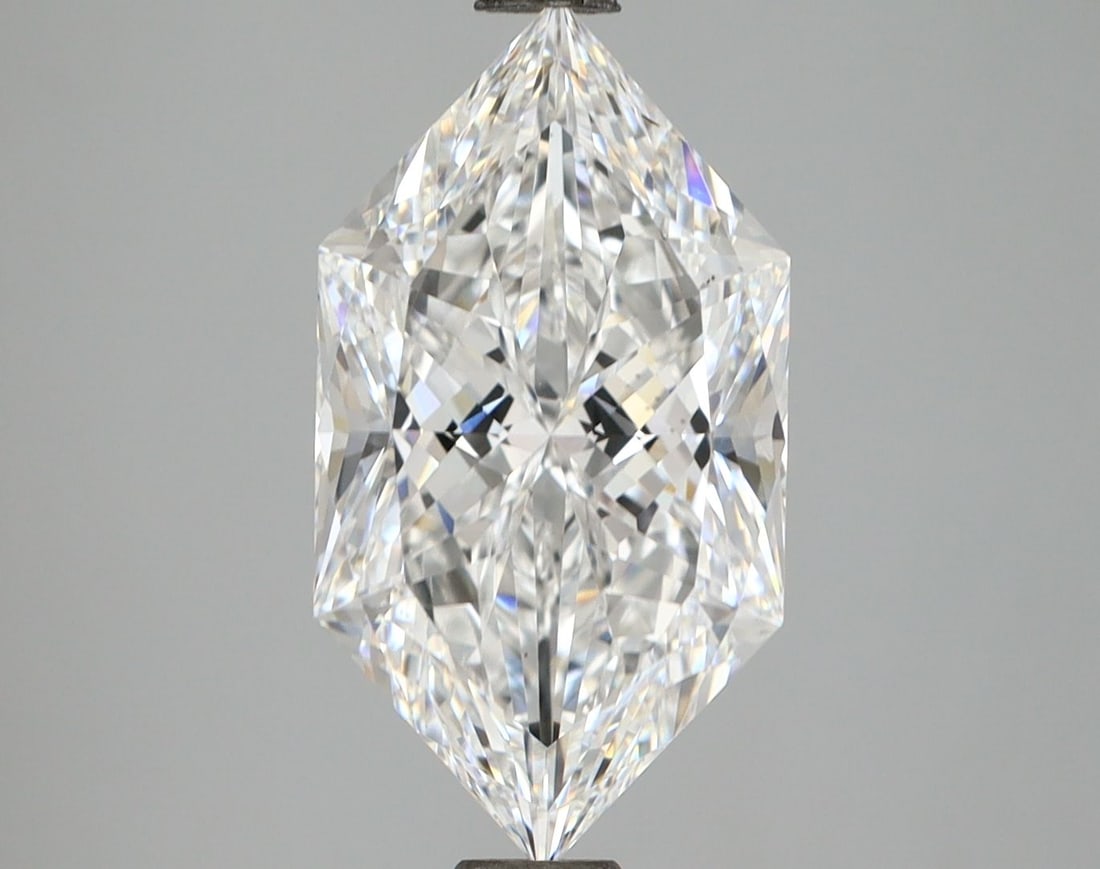 Loose Diamond - HEXAGONAL 2.43ct D VS1: Loose Diamond - HEXAGONAL 2.43ct D VS1 Source: This is a real non-mined Diamond that has been grown in a lab Shape: HEXAGONAL Carats: 2.43 Color: D Clarity: VS1 Certification: IGI Video: