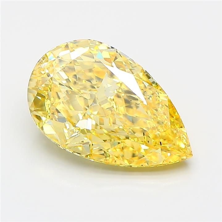 Loose Diamond - CUSHION MODIFIED 2.51ct Fancy Vivid Yellow VVS2: Loose Diamond - CUSHION MODIFIED 2.51ct Fancy Vivid Yellow VVS2 Source: This is a real non-mined Diamond that has been grown in a lab Shape: CUSHION MODIFIED Carats: 2.51 Color: Fancy Vivid Yellow Cer