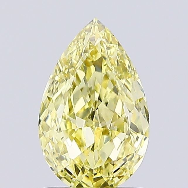 Loose Diamond - PEAR 1.05ct Fancy Yellow VS1: Loose Diamond - PEAR 1.05ct Fancy Yellow VS1 Source: This is a real non-mined Diamond that has been grown in a lab Shape: PEAR Carats: 1.05 Color: Fancy Yellow Certification: IGI Video: