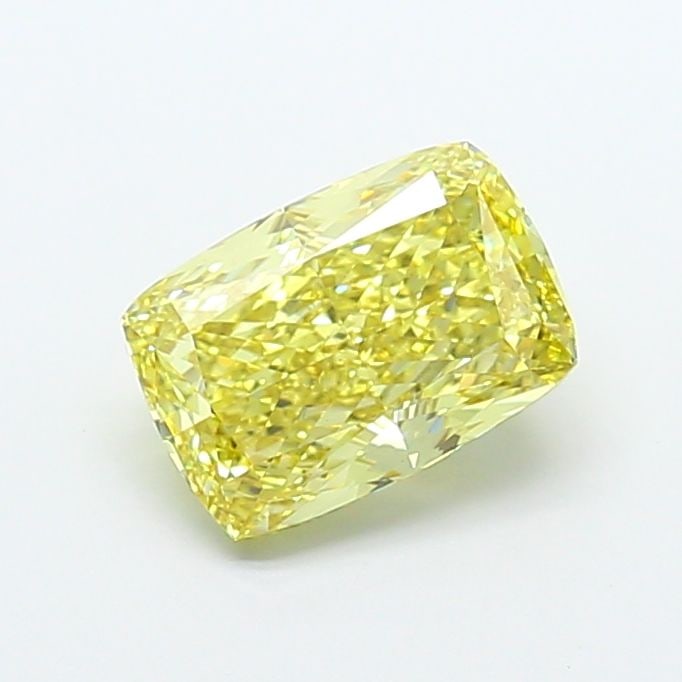 Loose Diamond - CUSHION MODIFIED 3.57ct Fancy Intense Yellow VS1: Loose Diamond - CUSHION MODIFIED 3.57ct Fancy Intense Yellow VS1 Source: This is a real non-mined Diamond that has been grown in a lab Shape: CUSHION MODIFIED Carats: 3.57 Color: Fancy Intense Yellow 