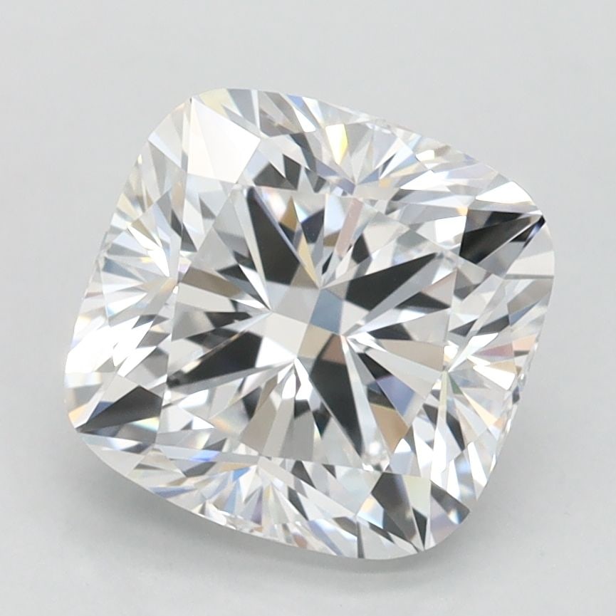 Loose Diamond - CUSHION MODIFIED 2.08ct D IF: Loose Diamond - CUSHION MODIFIED 2.08ct D IF Source: This is a real non-mined Diamond that has been grown in a lab Shape: CUSHION MODIFIED Carats: 2.08 Color: D Clarity: IF Certification: IGI Video: