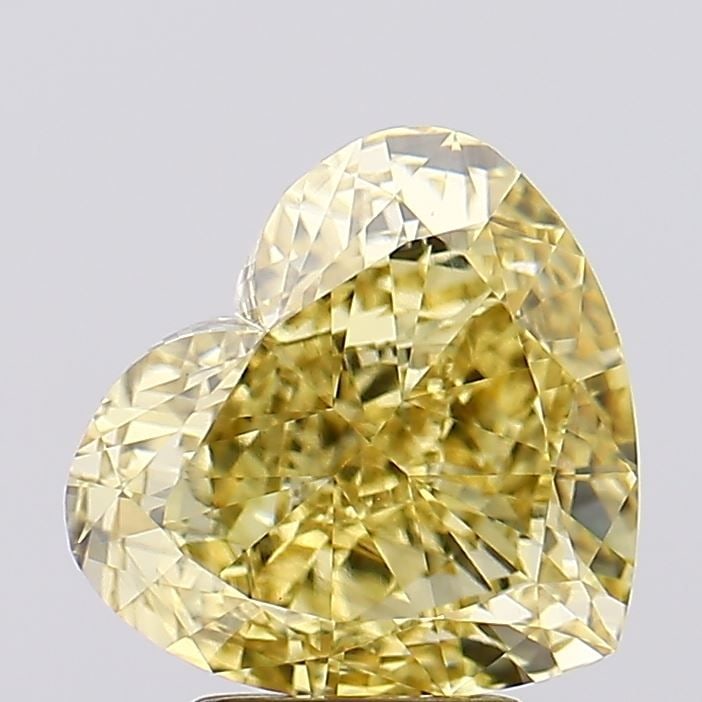 Loose Diamond - HEART 4.14ct Fancy Intense Yellow VS2: Loose Diamond - HEART 4.14ct Fancy Intense Yellow VS2 Source: This is a real non-mined Diamond that has been grown in a lab Shape: HEART Carats: 4.14 Color: Fancy Intense Yellow Certification: IGI Vid