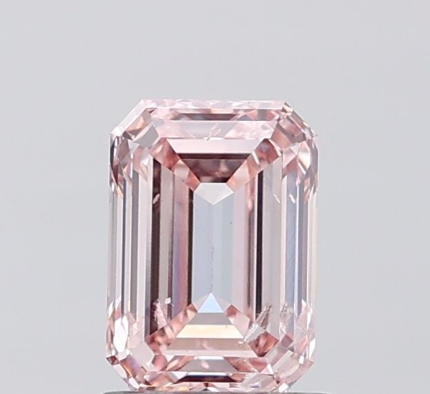 Loose Diamond - EMERALD 1.02ct Fancy Light Pink I1: Loose Diamond - EMERALD 1.02ct Fancy Light Pink I1 Source: This is a real non-mined Diamond that has been grown in a lab Shape: EMERALD Carats: 1.02 Color: Fancy Light Pink Certification: IGI Video: