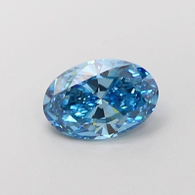 Loose Diamond - OVAL 2.1ct Fancy Vivid Blue VVS2: Loose Diamond - OVAL 2.1ct Fancy Vivid Blue VVS2 Source: This is a real non-mined Diamond that has been grown in a lab Shape: OVAL Carats: 2.1 Color: Fancy Vivid Blue Certification: IGI Video: