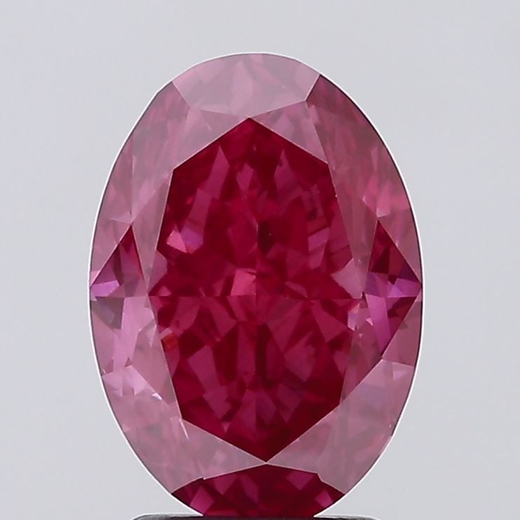Loose Diamond - OVAL 2.89ct Fancy Vivid Pink VVS2: Loose Diamond - OVAL 2.89ct Fancy Vivid Pink VVS2 Source: This is a real non-mined Diamond that has been grown in a lab Shape: OVAL Carats: 2.89 Color: Fancy Vivid Pink Certification: IGI Video: