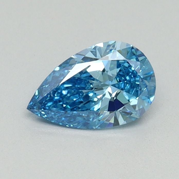 Loose Diamond - PEAR 0.46ct Fancy Blue VS2: Loose Diamond - PEAR 0.46ct Fancy Blue VS2 Source: This is a real non-mined Diamond that has been grown in a lab Shape: PEAR Carats: 0.46 Color: Fancy Blue Certification: NONE Video: