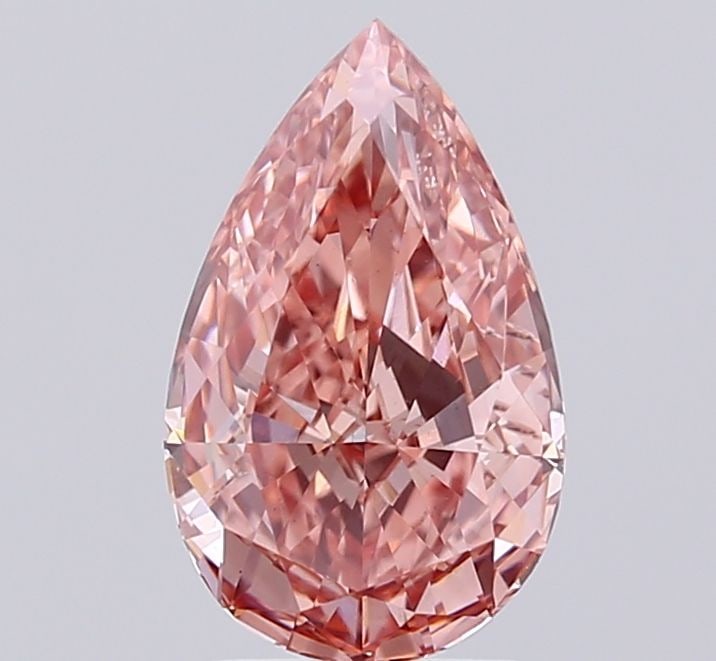 Loose Diamond - PEAR 2.21ct Fancy Intense Brownish Pink VS2 (1 of 1)