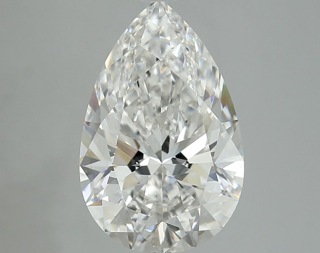 Loose Diamond - PEAR 5.03ct F VVS2: Loose Diamond - PEAR 5.03ct F VVS2 Source: This is a real non-mined Diamond that has been grown in a lab Shape: PEAR Carats: 5.03 Color: F Clarity: VVS2 Certification: IGI Video: