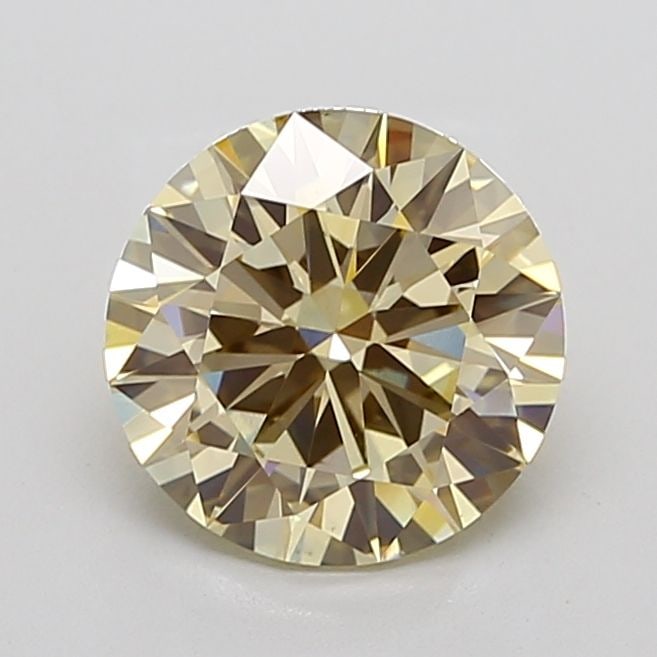 Loose Diamond - ROUND 3.72ct Fancy Light Brownish Yellow VS1: Loose Diamond - ROUND 3.72ct Fancy Light Brownish Yellow VS1 Source: This is a real non-mined Diamond that has been grown in a lab Shape: ROUND Carats: 3.72 Color: Fancy Light Brownish Yellow Certific