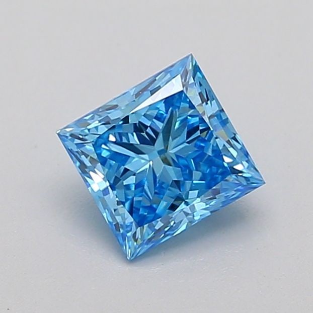 Loose Diamond - PRINCESS 0.8ct Fancy Vivid Blue VVS2: Loose Diamond - PRINCESS 0.8ct Fancy Vivid Blue VVS2 Source: This is a real non-mined Diamond that has been grown in a lab Shape: PRINCESS Carats: 0.8 Color: Fancy Vivid Blue Certification: IGI Video: