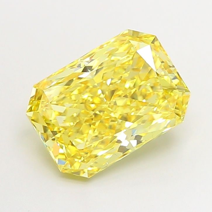 Loose Diamond - RADIANT 4.01ct Fancy Vivid Yellow VS1: Loose Diamond - RADIANT 4.01ct Fancy Vivid Yellow VS1 Source: This is a real non-mined Diamond that has been grown in a lab Shape: RADIANT Carats: 4.01 Color: Fancy Vivid Yellow Certification: IGI Vid