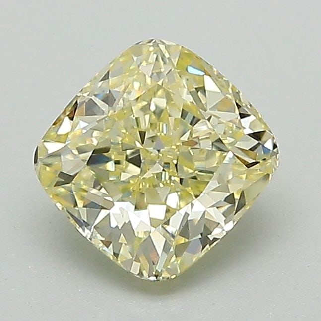 Loose Diamond - CUSHION BRILLIANT 1.17ct Fancy Yellow VS1: Loose Diamond - CUSHION BRILLIANT 1.17ct Fancy Yellow VS1 Source: This is a real non-mined Diamond that has been grown in a lab Shape: CUSHION BRILLIANT Carats: 1.17 Color: Fancy Yellow Certification: