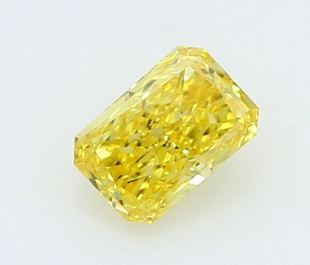 Loose Diamond - CUSHION MODIFIED 0.23ct Fancy Vivid Yellow VS1: Loose Diamond - CUSHION MODIFIED 0.23ct Fancy Vivid Yellow VS1 Source: This is a real non-mined Diamond that has been grown in a lab Shape: CUSHION MODIFIED Carats: 0.23 Color: Fancy Vivid Yellow Cert