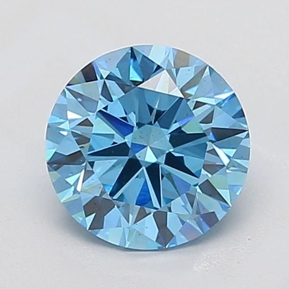 Loose Diamond - ROUND 2.09ct Fancy Vivid Blue VS2: Loose Diamond - ROUND 2.09ct Fancy Vivid Blue VS2 Source: This is a real non-mined Diamond that has been grown in a lab Shape: ROUND Carats: 2.09 Color: Fancy Vivid Blue Certification: IGI Video: