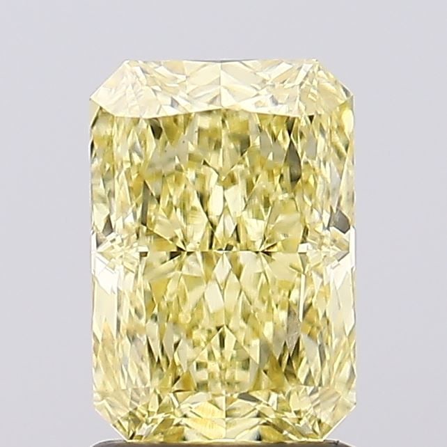 Loose Diamond - RADIANT 1.6ct Fancy Intense Yellow VS2: Loose Diamond - RADIANT 1.6ct Fancy Intense Yellow VS2 Source: This is a real non-mined Diamond that has been grown in a lab Shape: RADIANT Carats: 1.6 Color: Fancy Intense Yellow Certification: IGI V