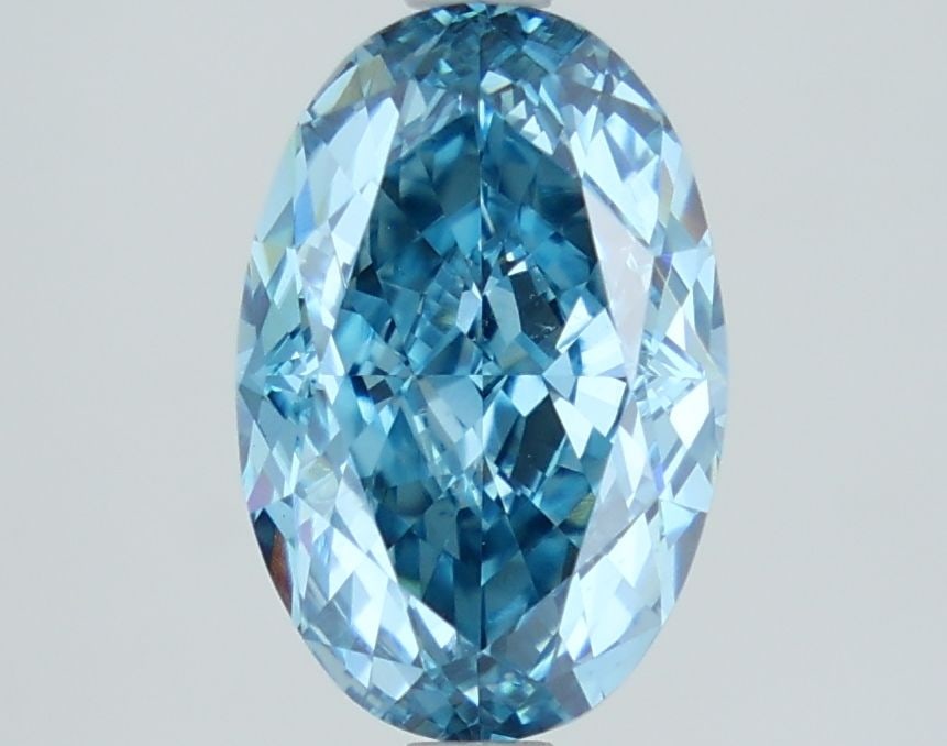 Loose Diamond - OVAL 2.69ct Fancy Vivid Blue VS1: Loose Diamond - OVAL 2.69ct Fancy Vivid Blue VS1 Source: This is a real non-mined Diamond that has been grown in a lab Shape: OVAL Carats: 2.69 Color: Fancy Vivid Blue Certification: IGI Video: