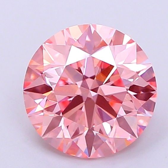 Loose Diamond - ROUND 1.54ct Fancy Vivid Pink VS1: Loose Diamond - ROUND 1.54ct Fancy Vivid Pink VS1 Source: This is a real non-mined Diamond that has been grown in a lab Shape: ROUND Carats: 1.54 Color: Fancy Vivid Pink Certification: IGI Video: