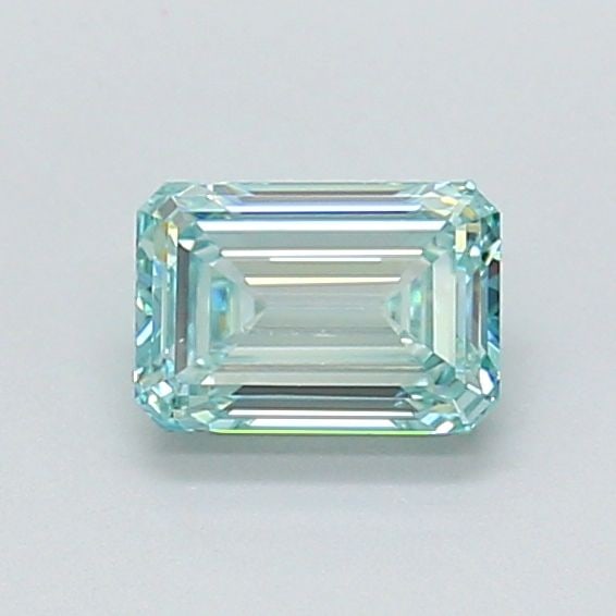 Loose Diamond - EMERALD 0.77ct Fancy Vivid Green VS2 (1 of 1)
