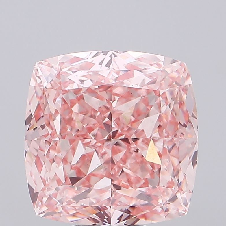Loose Diamond - CUSHION MODIFIED 13.18ct Fancy Intense Pink VS1: Loose Diamond - CUSHION MODIFIED 13.18ct Fancy Intense Pink VS1 Source: This is a real non-mined Diamond that has been grown in a lab Shape: CUSHION MODIFIED Carats: 13.18 Color: Fancy Intense Pink Ce