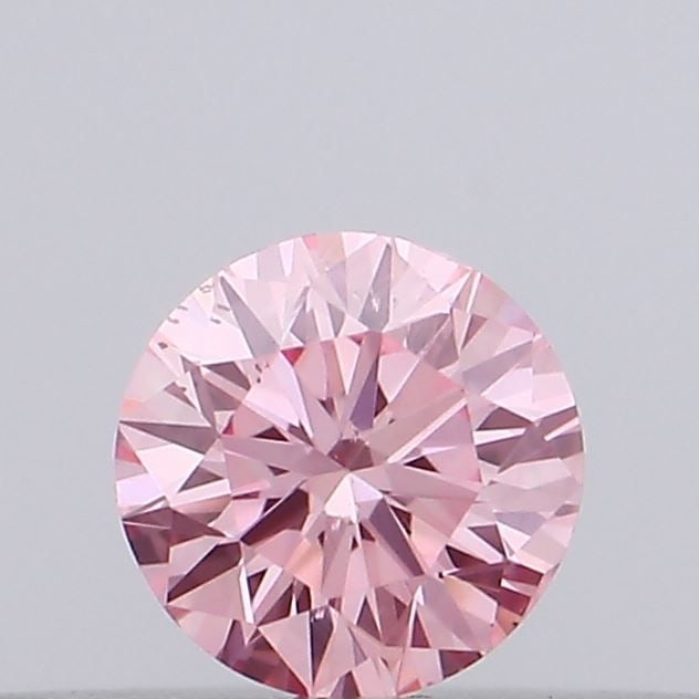 Loose Diamond - ROUND 0.12ct Fancy Vivid Pink SI1: Loose Diamond - ROUND 0.12ct Fancy Vivid Pink SI1 Source: This is a real non-mined Diamond that has been grown in a lab Shape: ROUND Carats: 0.12 Color: Fancy Vivid Pink Certification: IGI Video: