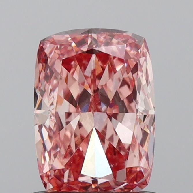 Loose Diamond - CUSHION MODIFIED 1.05ct Fancy Intense Pink VS1: Loose Diamond - CUSHION MODIFIED 1.05ct Fancy Intense Pink VS1 Source: This is a real non-mined Diamond that has been grown in a lab Shape: CUSHION MODIFIED Carats: 1.05 Color: Fancy Intense Pink Cert