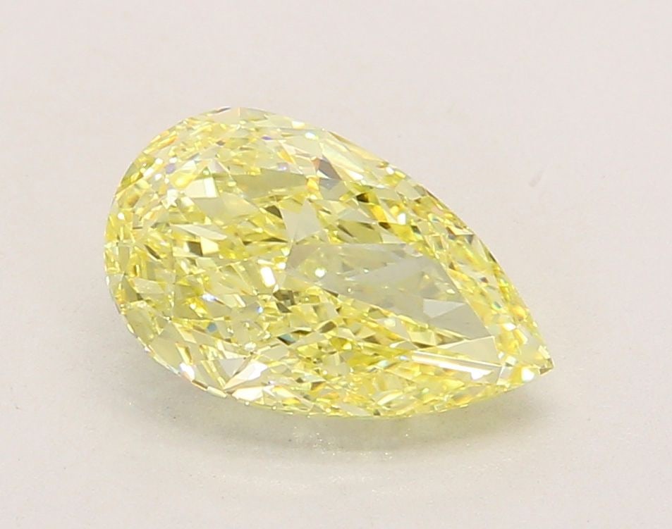 Loose Diamond - PEAR 2.52ct Fancy Intense Yellow VS1: Loose Diamond - PEAR 2.52ct Fancy Intense Yellow VS1 Source: This is a real non-mined Diamond that has been grown in a lab Shape: PEAR Carats: 2.52 Color: Fancy Intense Yellow Certification: IGI Video
