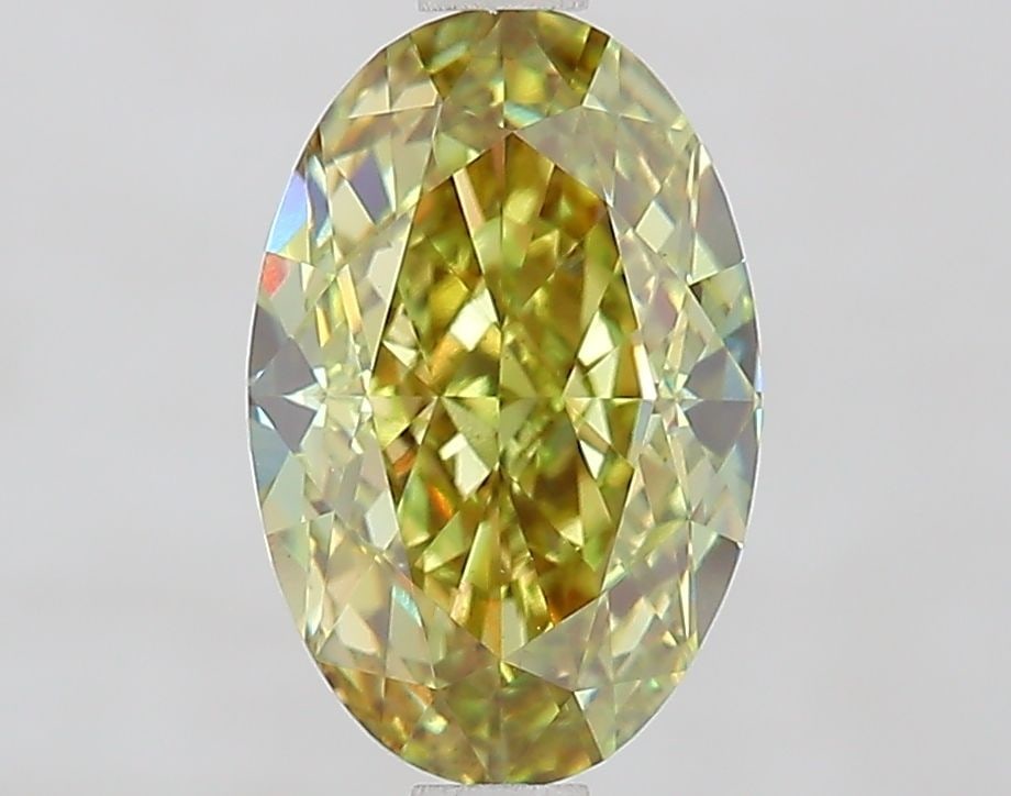 Loose Diamond - OVAL 2.09ct Fancy Vivid Green VS1: Loose Diamond - OVAL 2.09ct Fancy Vivid Green VS1 Source: This is a real non-mined Diamond that has been grown in a lab Shape: OVAL Carats: 2.09 Color: Fancy Vivid Green Certification: IGI Video: