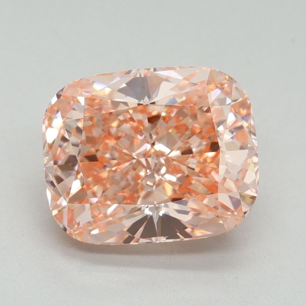 Loose Diamond - CUSHION BRILLIANT 3.07ct Fancy Vivid Pink VVS1: Loose Diamond - CUSHION BRILLIANT 3.07ct Fancy Vivid Pink VVS1 Source: This is a real non-mined Diamond that has been grown in a lab Shape: CUSHION BRILLIANT Carats: 3.07 Color: Fancy Vivid Pink Certi