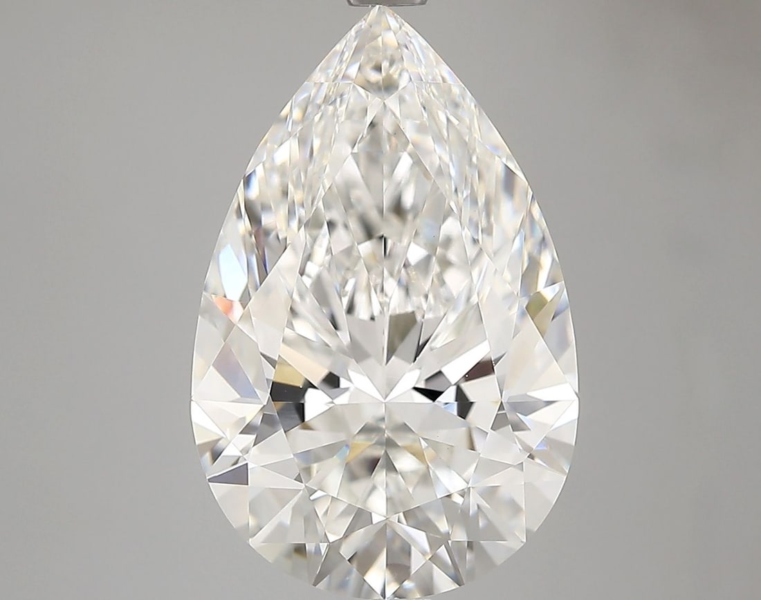 Loose Diamond - PEAR 5.07ct F VVS2: Loose Diamond - PEAR 5.07ct F VVS2 Source: This is a real non-mined Diamond that has been grown in a lab Shape: PEAR Carats: 5.07 Color: F Clarity: VVS2 Certification: IGI Video: