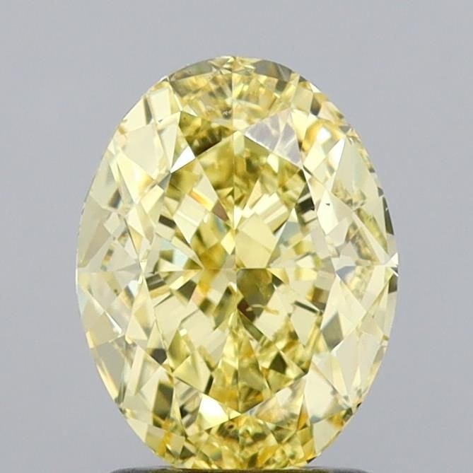 Loose Diamond - OVAL 2.04ct Fancy Yellow VS2: Loose Diamond - OVAL 2.04ct Fancy Yellow VS2 Source: This is a real non-mined Diamond that has been grown in a lab Shape: OVAL Carats: 2.04 Color: Fancy Yellow Certification: IGI Video: