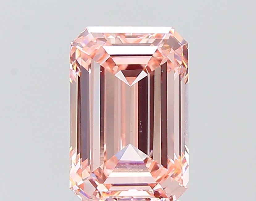 Loose Diamond - EMERALD 3.58ct Fancy Intense Pink VS1 (1 of 1)