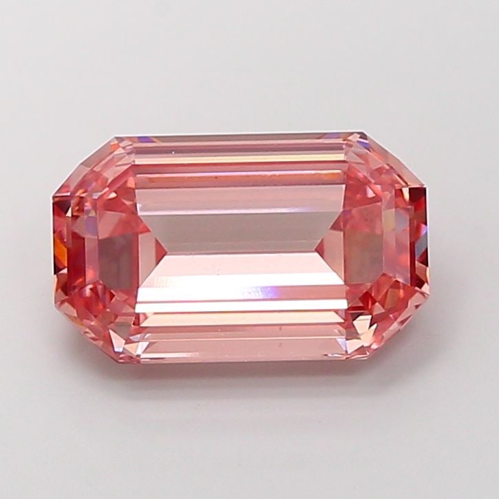 Loose Diamond - EMERALD 6.05ct Fancy Vivid Pink VS1 (1 of 1)