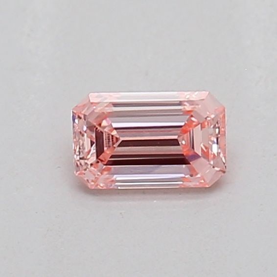 Loose Diamond - EMERALD 0.17ct Fancy Intense Pink VS1: Loose Diamond - EMERALD 0.17ct Fancy Intense Pink VS1 Source: This is a real non-mined Diamond that has been grown in a lab Shape: EMERALD Carats: 0.17 Color: Fancy Intense Pink Certification: IGI Add