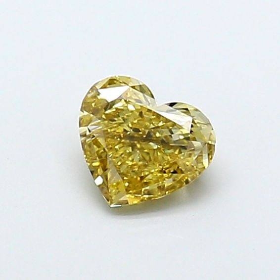 Loose Diamond - HEART 1.01ct Fancy Light Gray Yellow VS2: Loose Diamond - HEART 1.01ct Fancy Light Gray Yellow VS2 Source: This is a real non-mined Diamond that has been grown in a lab Shape: HEART Carats: 1.01 Color: Fancy Light Gray Yellow Certification: I