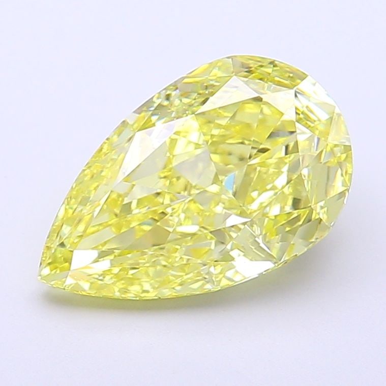 Loose Diamond - PEAR 2.9ct Fancy Intense Yellow VVS2: Loose Diamond - PEAR 2.9ct Fancy Intense Yellow VVS2 Source: This is a real non-mined Diamond that has been grown in a lab Shape: PEAR Carats: 2.9 Color: Fancy Intense Yellow Certification: IGI Video: