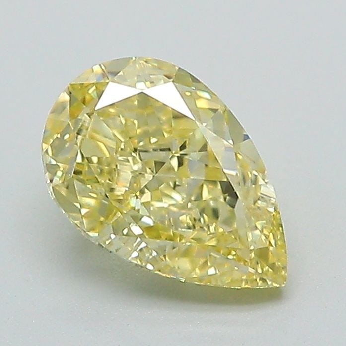 Loose Diamond - PEAR 1.32ct Fancy Intense Yellow VS1: Loose Diamond - PEAR 1.32ct Fancy Intense Yellow VS1 Source: This is a real non-mined Diamond that has been grown in a lab Shape: PEAR Carats: 1.32 Color: Fancy Intense Yellow Certification: IGI Video