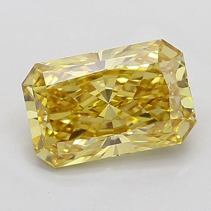 Loose Diamond - RADIANT 4.0ct Fancy Intense Yellow VS1: Loose Diamond - RADIANT 4.0ct Fancy Intense Yellow VS1 Source: This is a real non-mined Diamond that has been grown in a lab Shape: RADIANT Carats: 4.0 Color: Fancy Intense Yellow Certification: IGI V