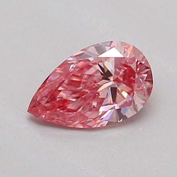 Loose Diamond - PEAR 0.26ct Fancy Vivid Pink VS2: Loose Diamond - PEAR 0.26ct Fancy Vivid Pink VS2 Source: This is a real non-mined Diamond that has been grown in a lab Shape: PEAR Carats: 0.26 Color: Fancy Vivid Pink Certification: IGI Additional